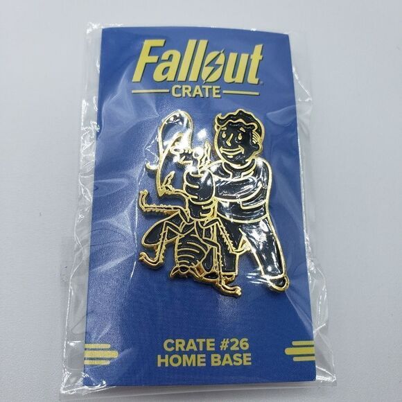 Loot Crate Fallout Exterminator Enamel Pin #26 Home Base - Picture 2 of 3
